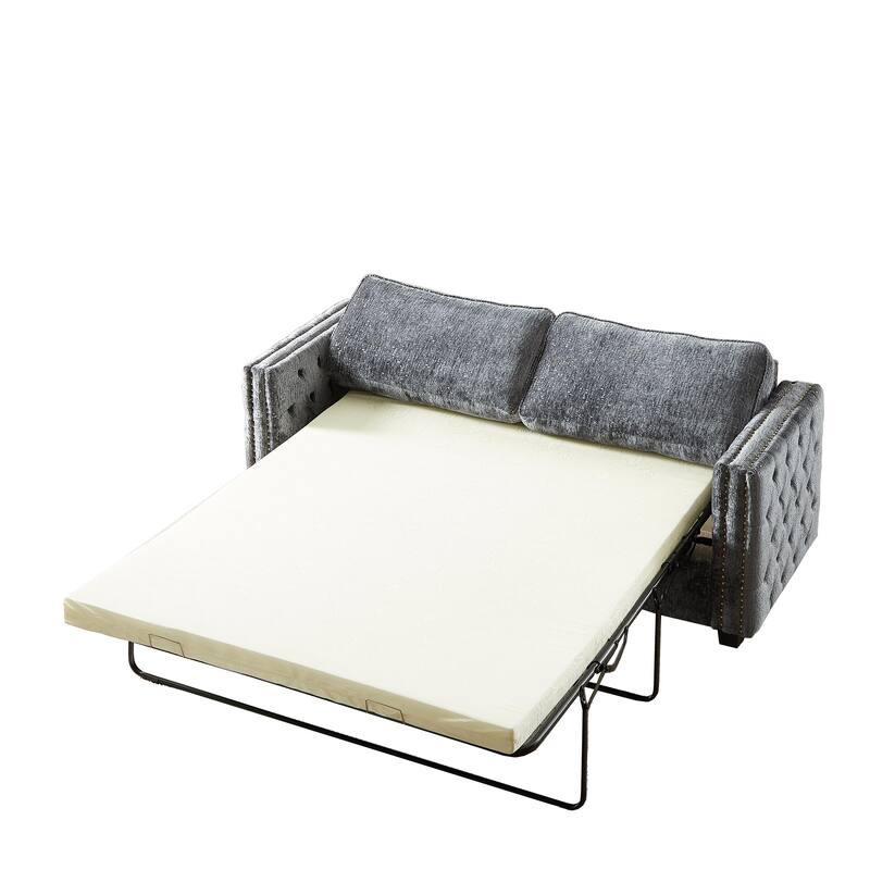 Luxurious Chenille Couch with Sleeper Sofa Bed, Easy Assembly, and Ultimate Comfort
