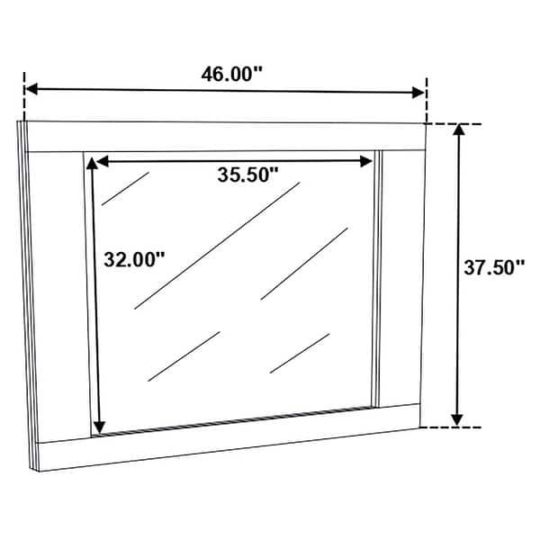 dimension image slide 6 of 16, Jeremaine Bedroom Set with Plank Headboard White