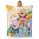 preview thumbnail 49 of 63, Hasbro Peppa Pig Silk Touch Throw Blanket