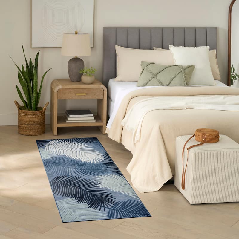 Nourison Suncoast Indoor/Outdoor Nature Area Rug.