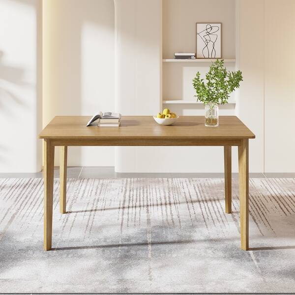 Scandi Rectangle Small Table Scandinavian Simple Rectangular Dining Table For Multi-Function Use ...