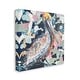 Stupell Modern Abstract Pelican Bird Acrylic Painting Paper Collage ...