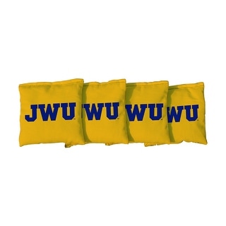 Johnson & Wales JWU Wildcats Yellow Cornhole Bags