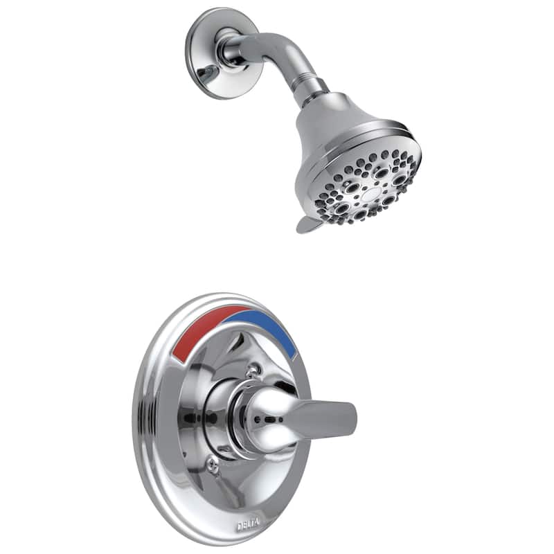 Delta Commercial Single Handle Monitor Shower Valve Shower Only Trim - Chrome