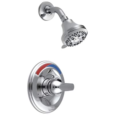 Delta Commercial Single Handle Monitor Shower Valve Shower Only Trim
