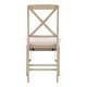 preview thumbnail 11 of 14, Linon Lesvos X Back Grey Wash Folding Side Dining Chair (Set of 2)