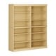 preview thumbnail 2 of 0, Palace Imports 100% Solid Wood Tall Open 12-Shelf Bookcase, 64" W x 71.5" H