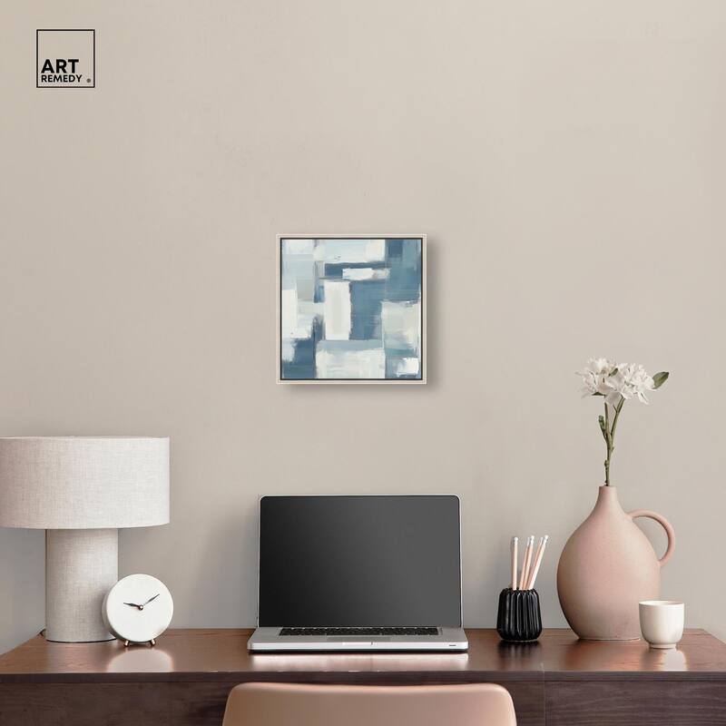 Deconstructed Blue III Canvas by Art Remedy