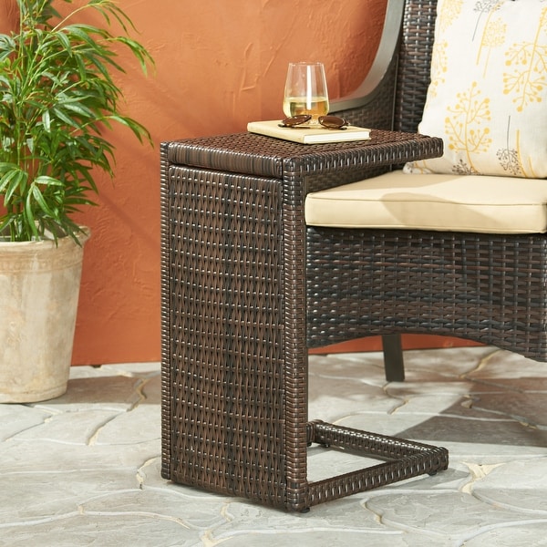 Outdoor side table bed new arrivals bath and beyond