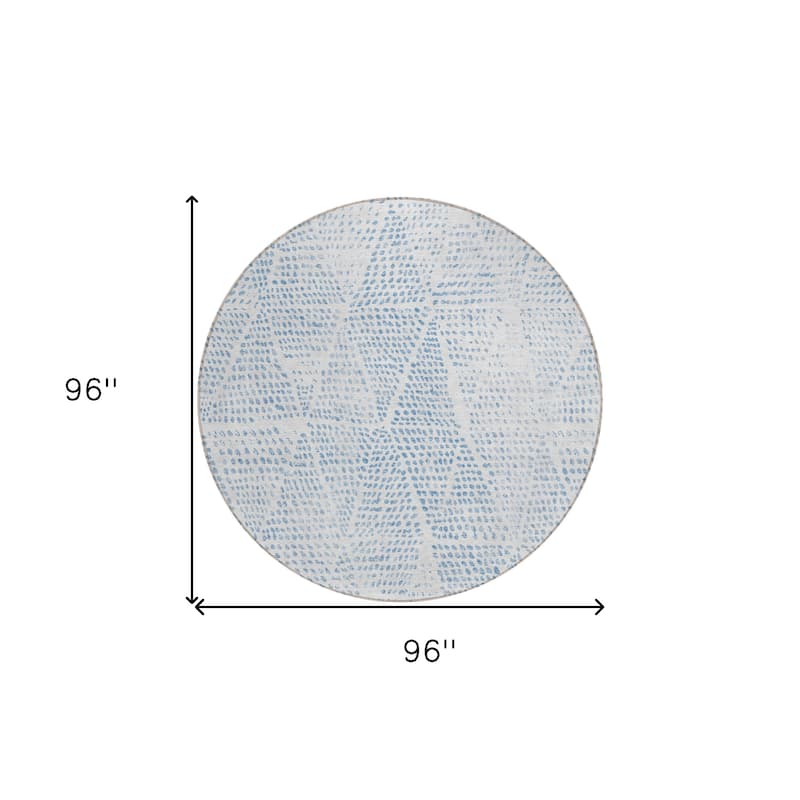 HomeRoots Geometric Transitional Rectangle Outdoor Rug
