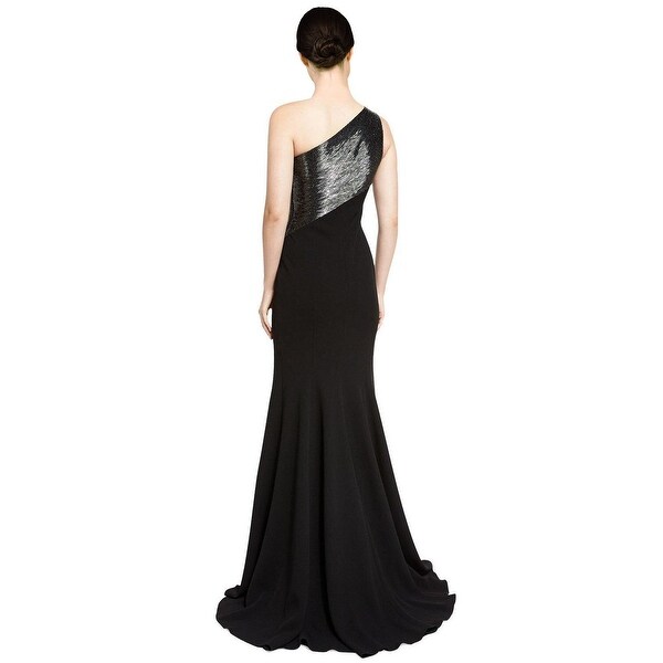 carmen marc valvo black gown