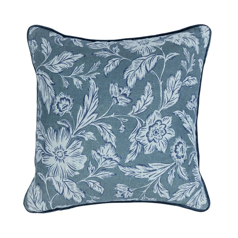 Villa by Classic Home Davenport Linen Fabric Throw Pillow