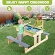 preview thumbnail 5 of 8, Gymax 3-in-1 Kids Picnic Table Outdoor Wooden Water Sand Table w/ Play - See Details