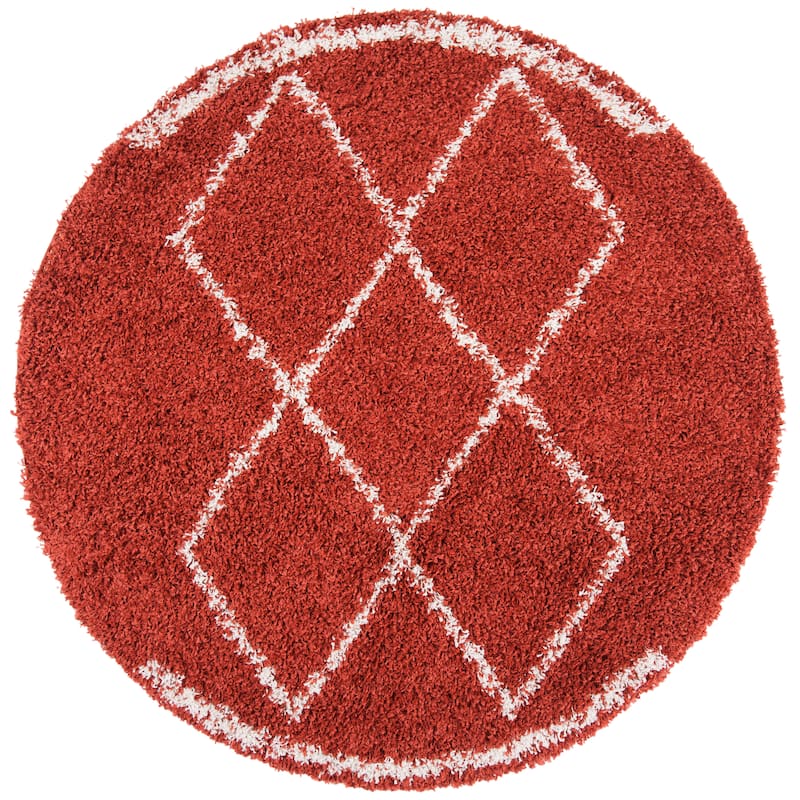 SAFAVIEH Pro Luxe Shag Dile Moroccan Tassel 2.4-inch Thick