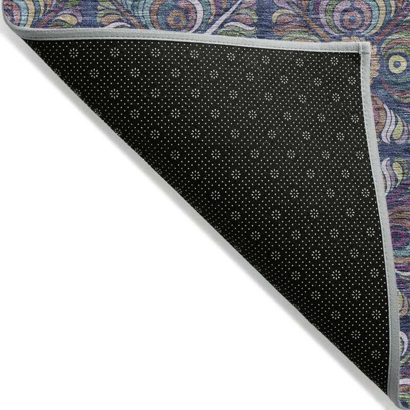 HomeRoots Medallion Transitional Rectangle Outdoor Rug