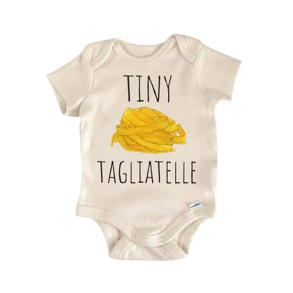 Italian Pasta Tagliatelle - Baby Boy Girl Clothes Infant Bodysuit Funny Cute Newborn