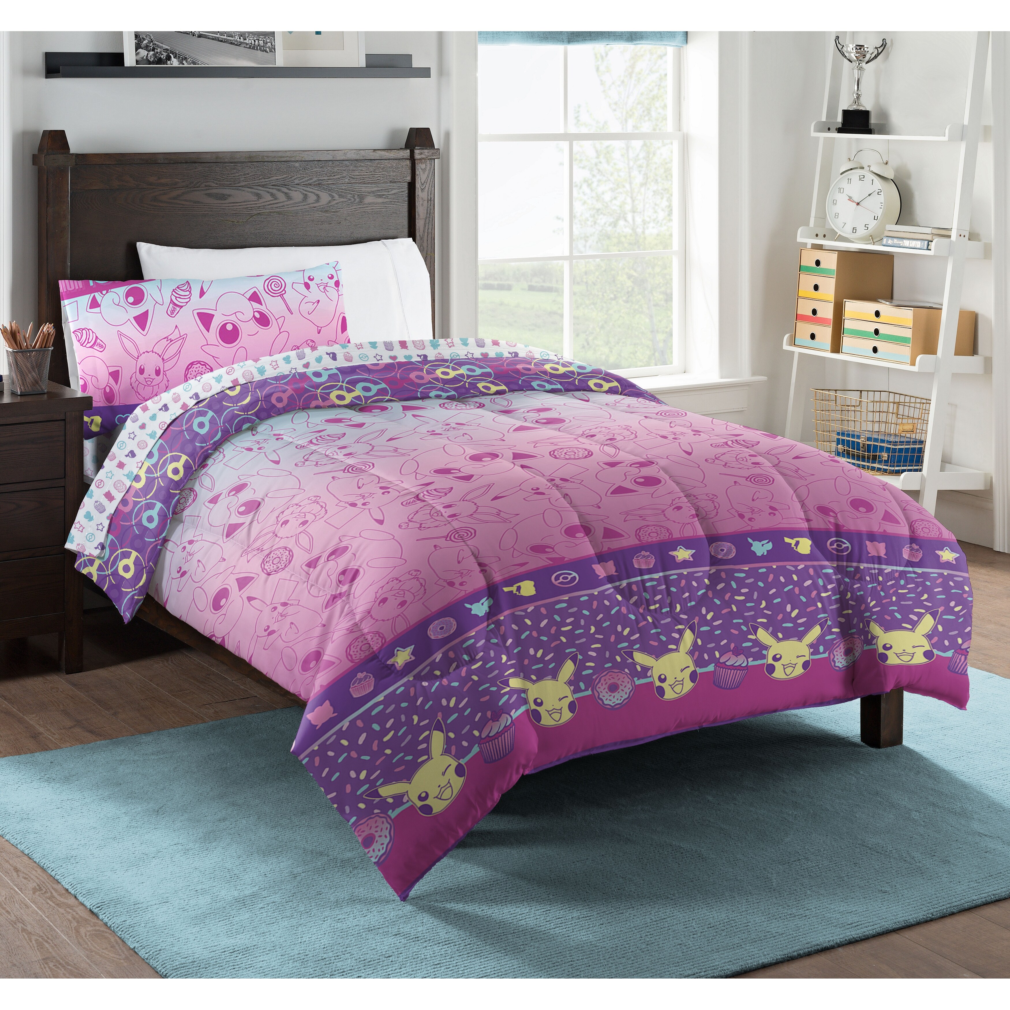 Pokemon Cards Pokémon Kanto Favorites Twin Bed-in-a-Bag Set