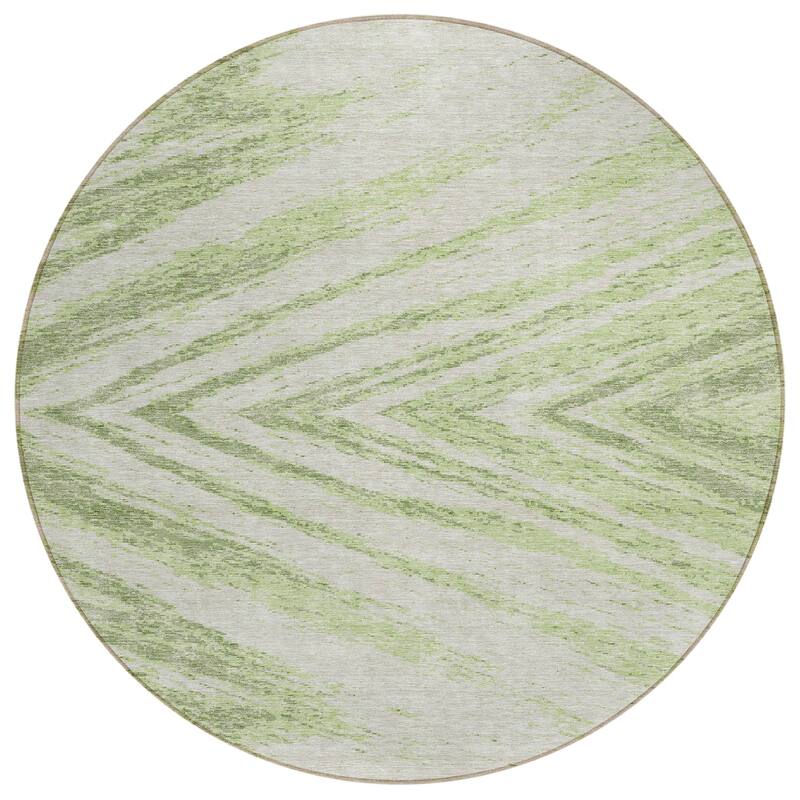Machine Washable Indoor/ Outdoor Chantille Modern Chevron Rug