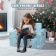 preview thumbnail 36 of 47, Kids Couch, Toddler Couch Sofa Bed Fold Out, Convertible Sofa to Lounger, Kids Chair Seat Playroom Furniture