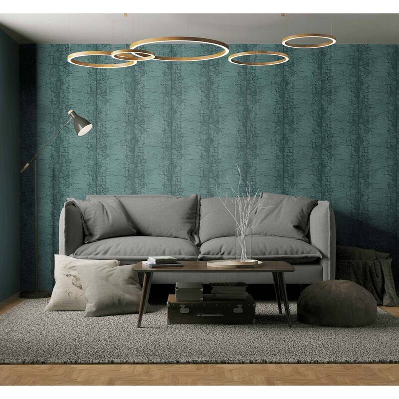 Seabrook Designs Faux Metal Paneling Unpasted Wallpaper