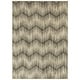 preview thumbnail 1 of 7, Style Haven The Gray Barn Cattail Abode Chevron Ikat Rug 9'10" x 12'10" - Grey/Cream - Rectangle