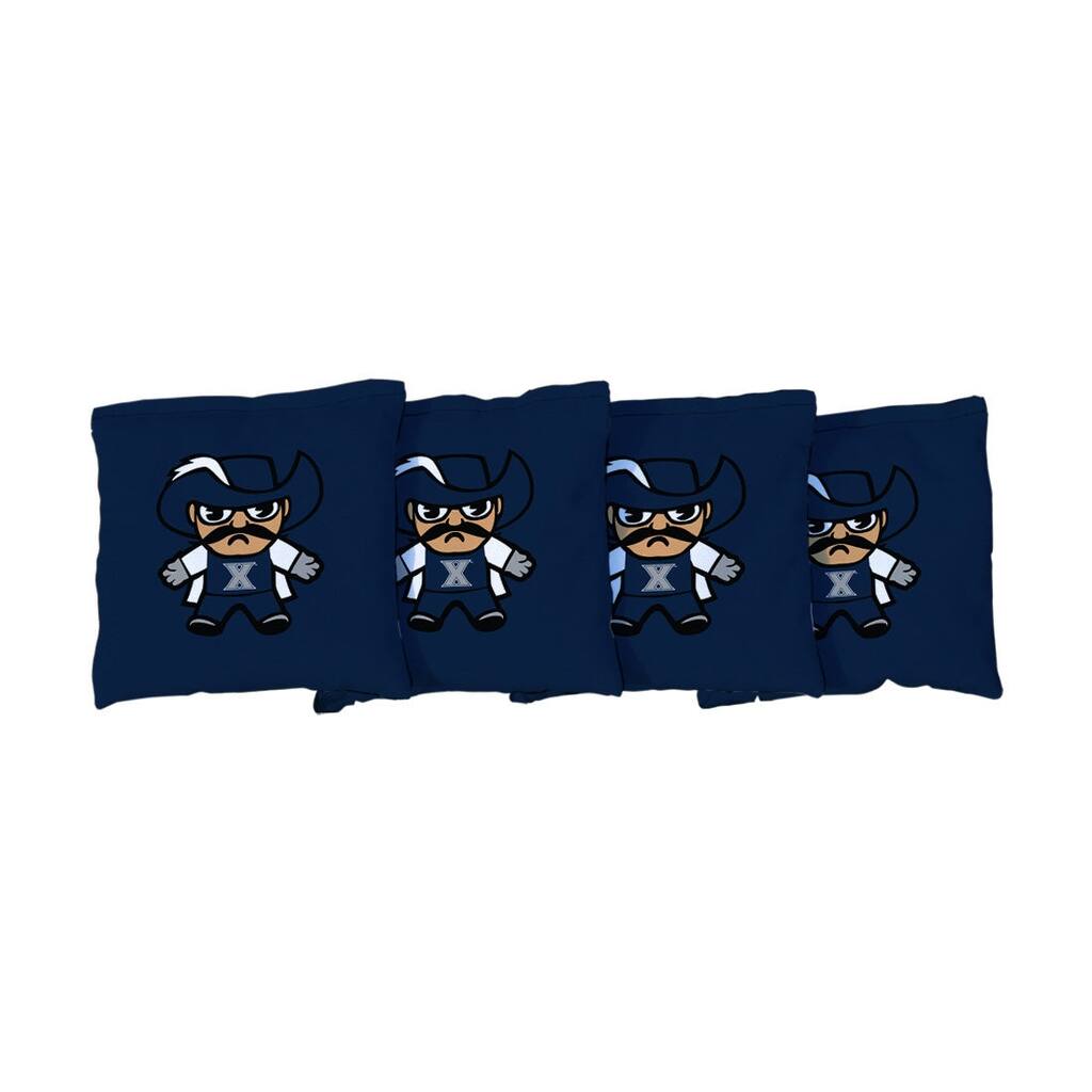 Xavier University Musketeers Tokyodachi Blue Cornhole Bags
