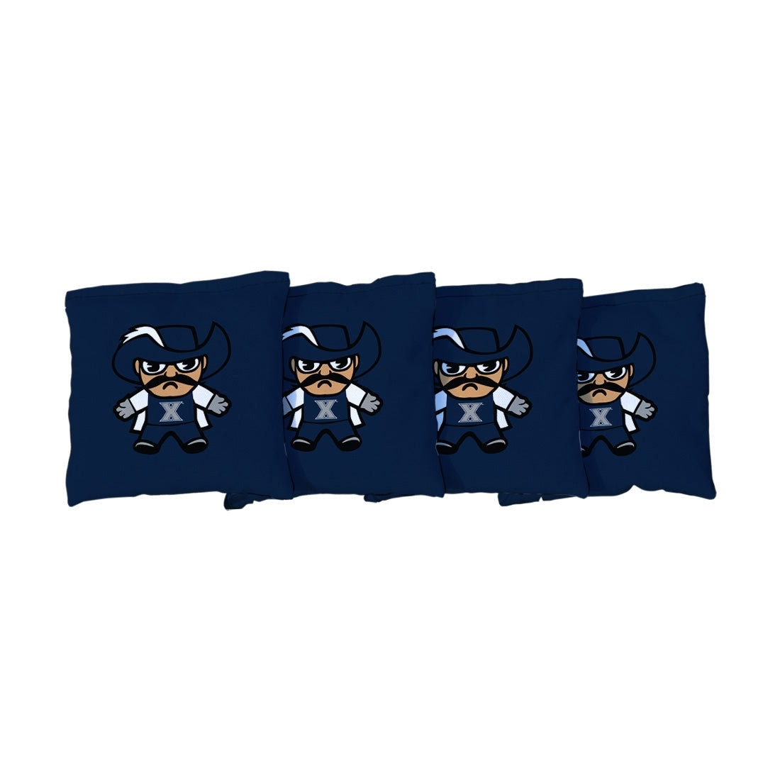 Xavier University Musketeers Tokyodachi Blue Cornhole Bags