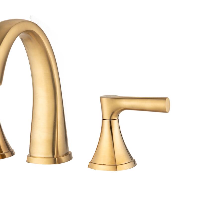 Topcraft Two Handle Bathroom Sink Faucet with Pop-Up Drainer