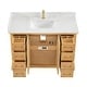 preview thumbnail 60 of 130, Tokyo Bath Vanity with Quartz Stone Top without Mirror