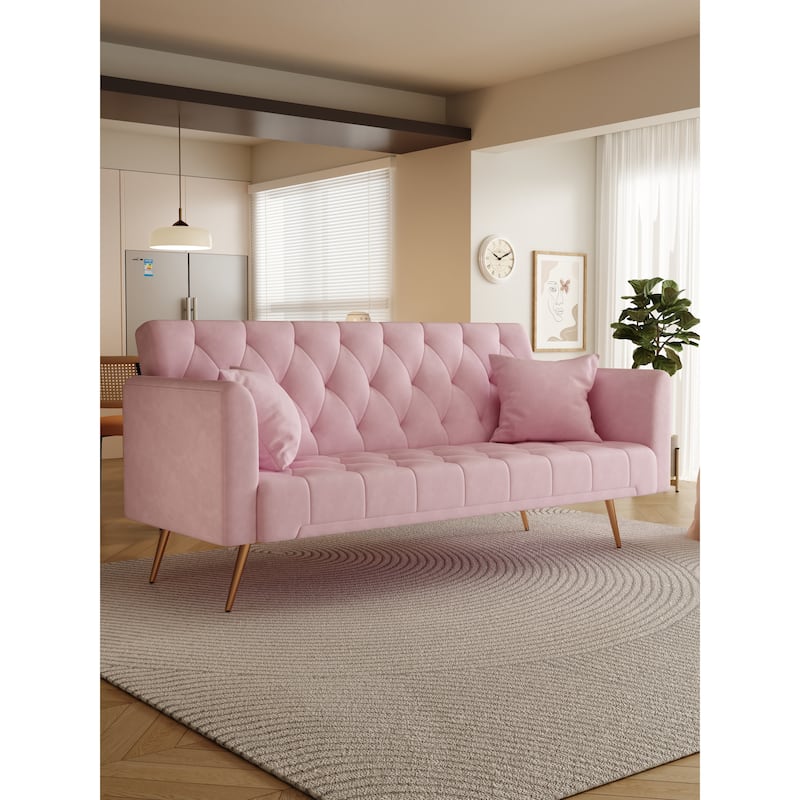 Multifunctional Velvet Sofa Bed: Smart Living Solution