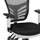preview thumbnail 93 of 164, Nicholas Mid-Back Blue Mesh Multifunction Executive Swivel Ergonomic Office Chair with Adjustable Arms