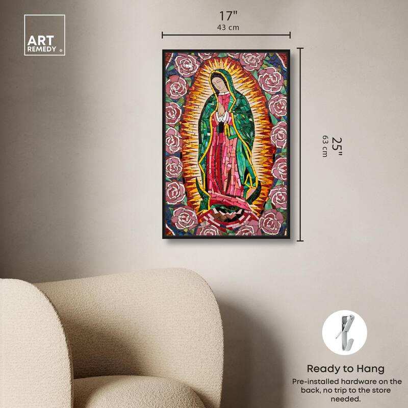 Mother of Mosaic Canvas by Art Remedy