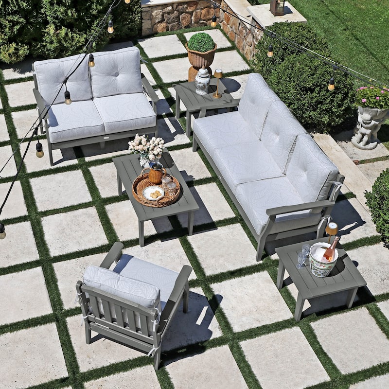 HIGHWOOD Lehigh 6-Piece Grand Deep Seating Set