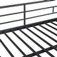 preview thumbnail 4 of 10, Furniture of America Landers Modern Twin over Full Metal Bunk Bed with Attached Angled Ladder
