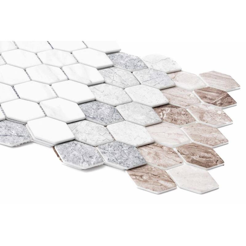 Recycled Serenity 1.75in x 2.88in Glass Backsplash Wall Tile