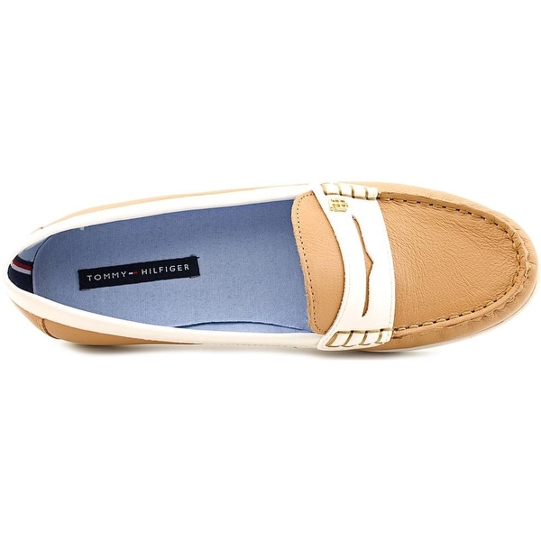 tommy hilfiger butter leather loafers