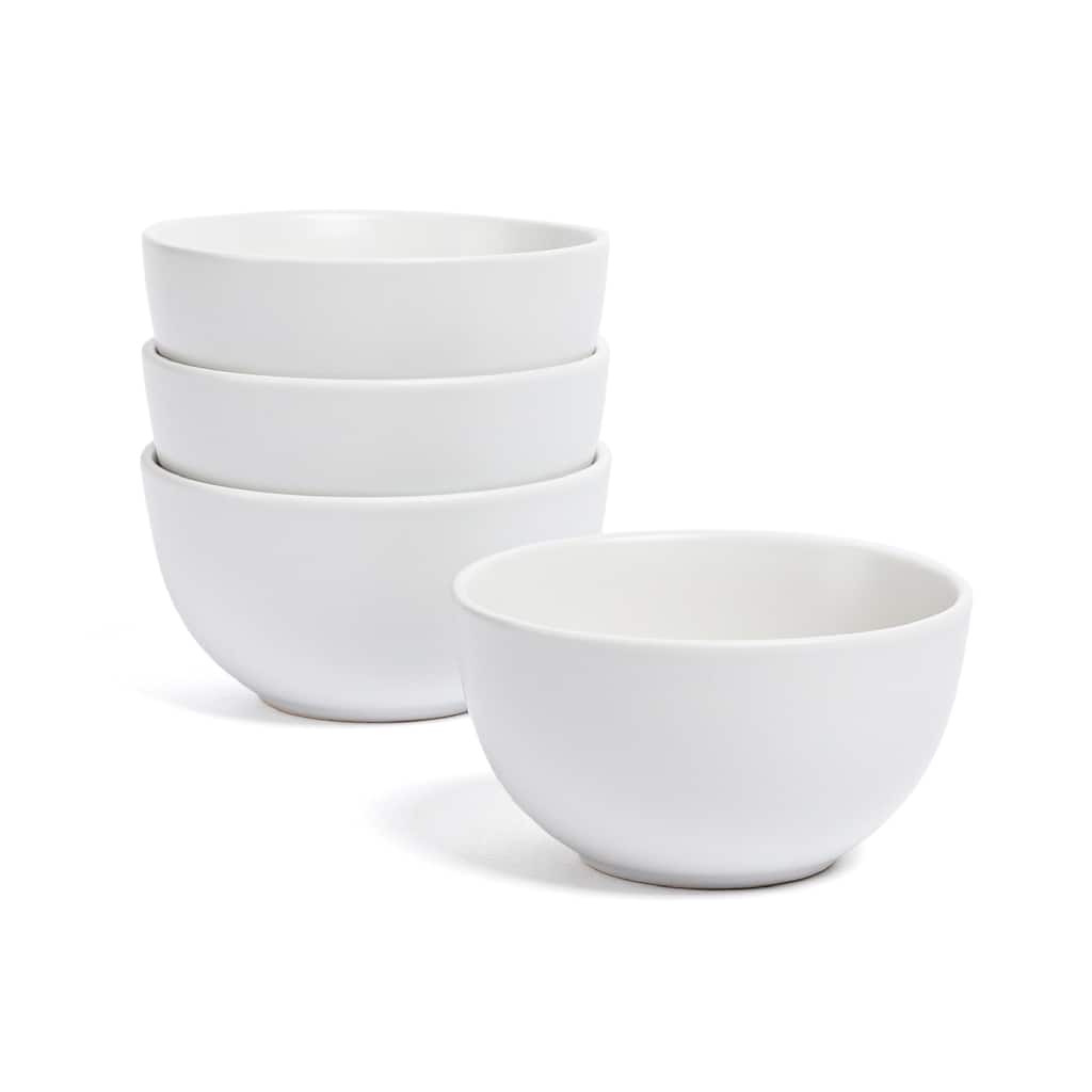 over&back Coupe 9oz Semi-Matte Stoneware Mini Bowls