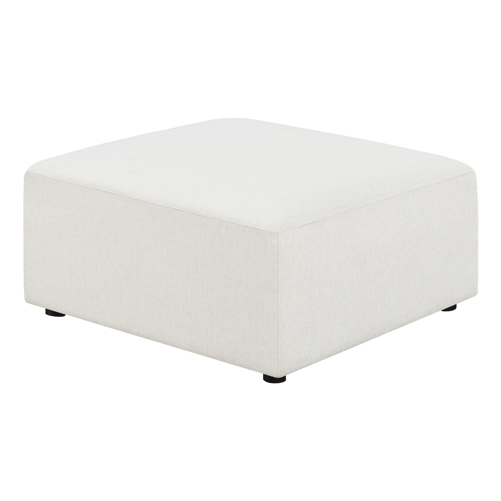 Marlowe Pearl Upholstered Square Ottoman