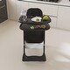preview thumbnail 19 of 31, Adjustable Baby High Chair 0-6 Years -Portable Infant Feeding Seat with Safety Belt, Silent Lockable Wheels & Easy-Clean Design
