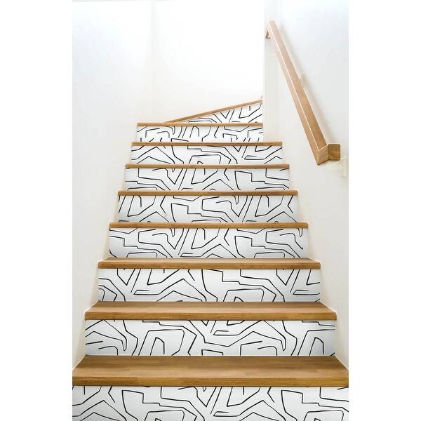 Shop Nextwall Linework Maze Abstract Peel And Stick Removable