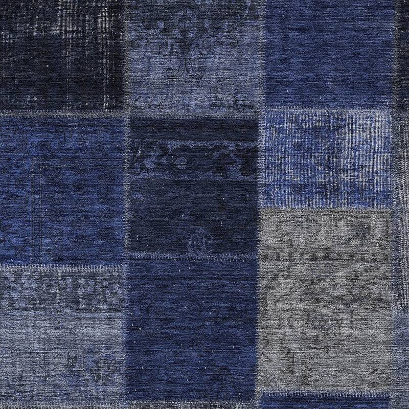 HomeRoots Patchwork Transitional Rectangle Outdoor Rug