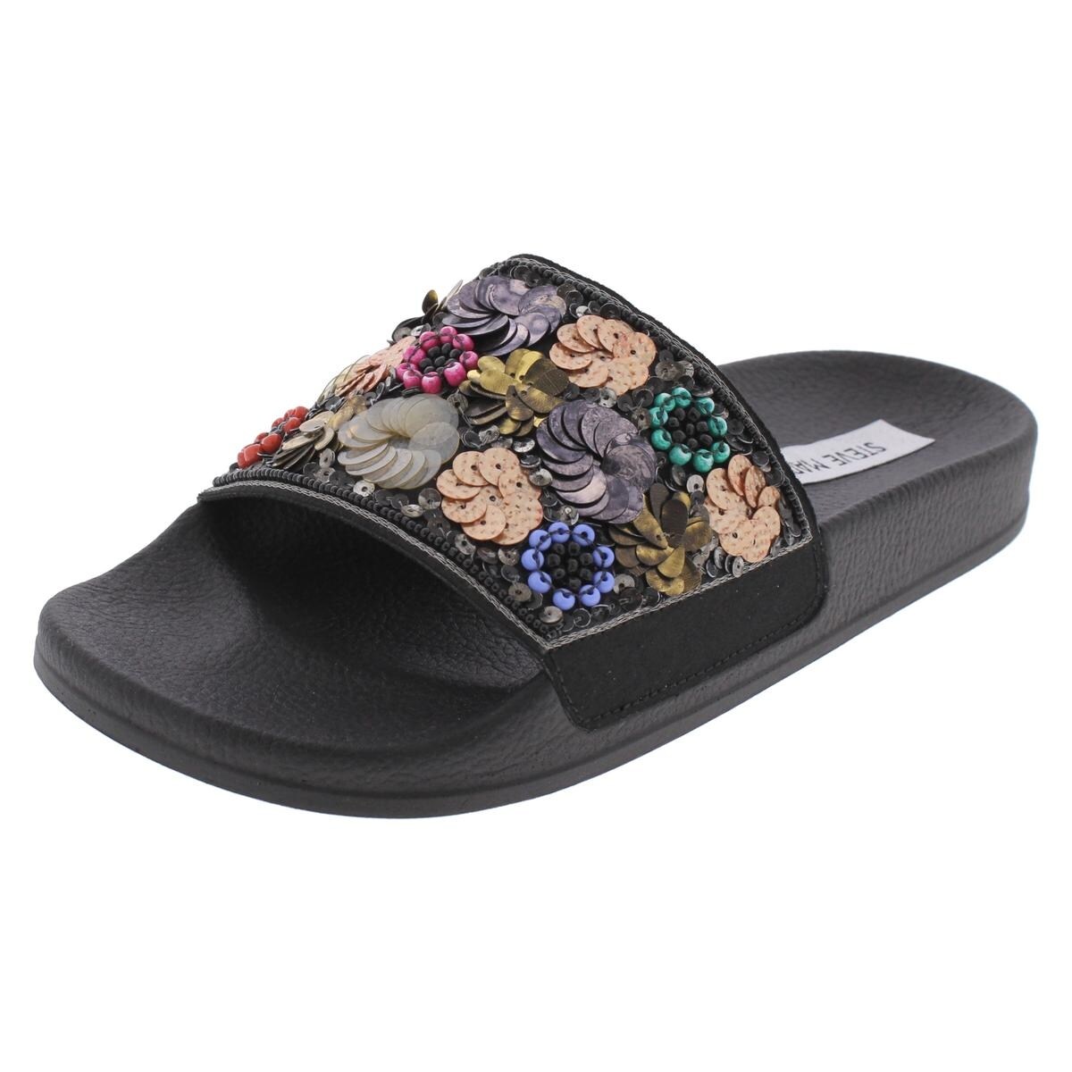 steve madden beaded slides