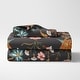 preview thumbnail 2 of 3, Sweet Jojo Designs Boho Wildflower Vintage Floral Girl 3p Twin Sheet Set Black Orange Teal Bohemian Farmhouse Flower Cottagecore
