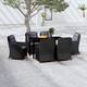 Option Black 55.1" x 27.6" x 29.1" 7-Piece