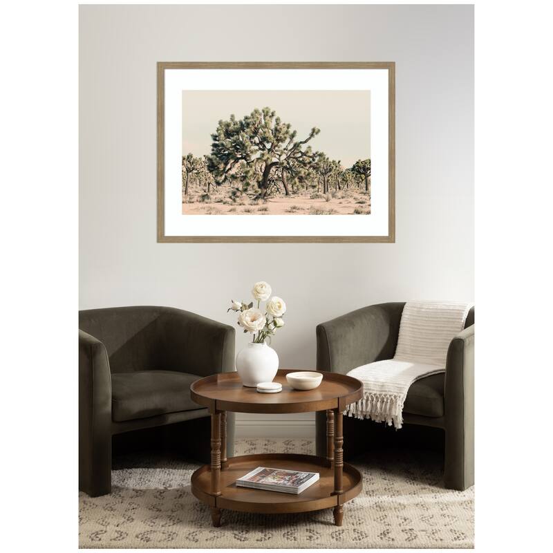 Kate and Laurel Joshua Tree No. 1 by Alicia Bock Framed Wall Art Print