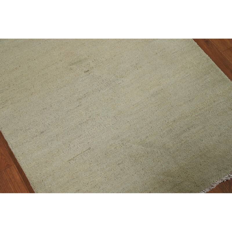 Gabbeh Modern Foyer Rug Accent Handmade Wool Carpet - 2'7"x 3'11"