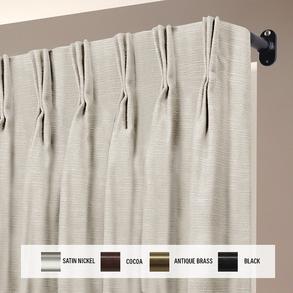 InStyleDesign 5 8 inch Blackout Bay Curtain Rod 20 36