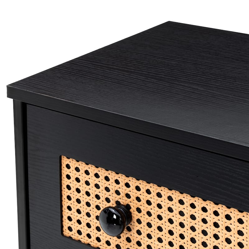 VredHom 6-Drawer PE Rattan Storage Cabinet Closet Dresser