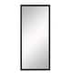preview thumbnail 17 of 21, 71''×31'' Silver Full-Length LED Mirror with Imitation Wood Frame and Hooks, for Bedroom, Living Room, Bathroom