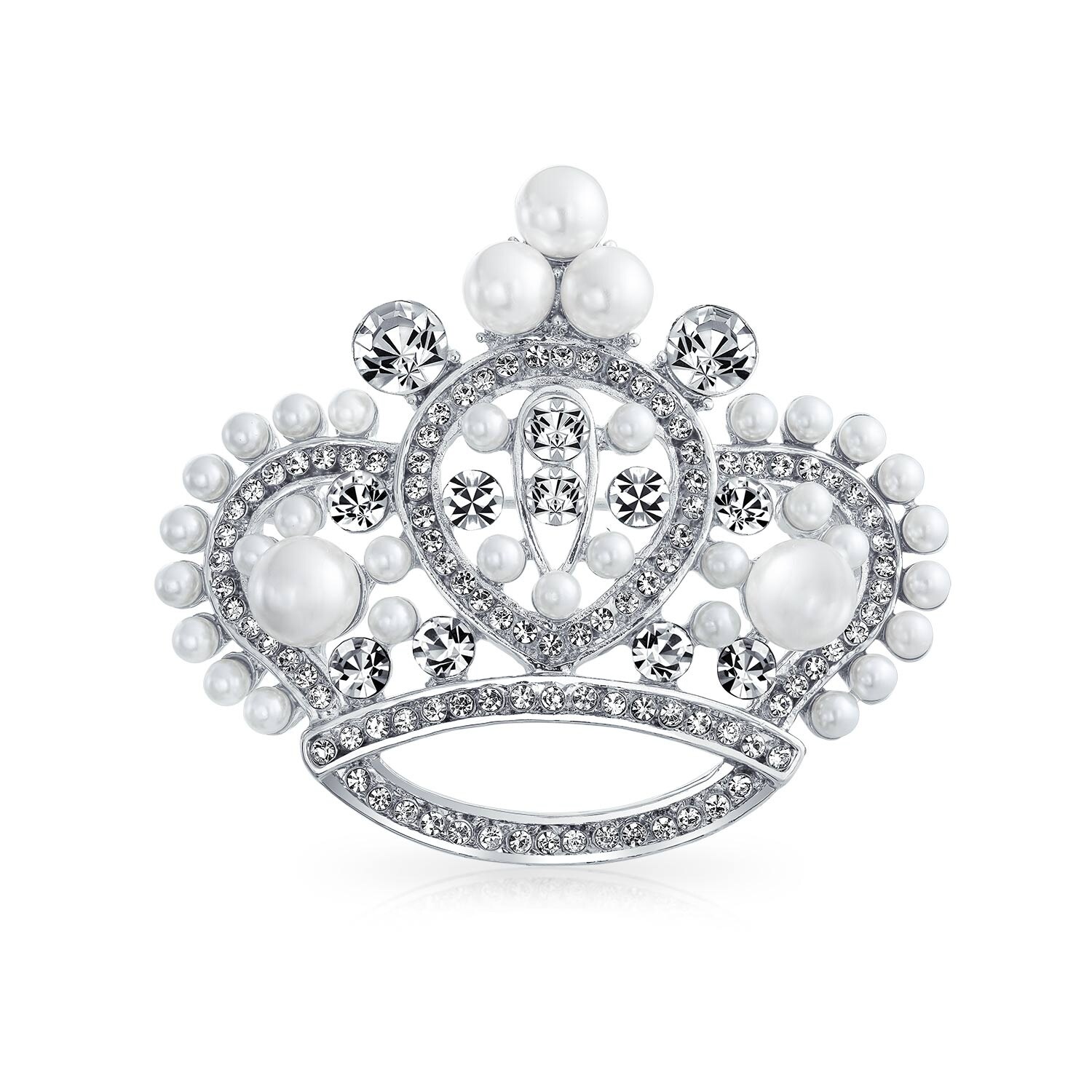 crown brooch pin